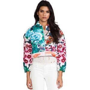 Shakuhachi Flower Bomb Embroidered Bomber